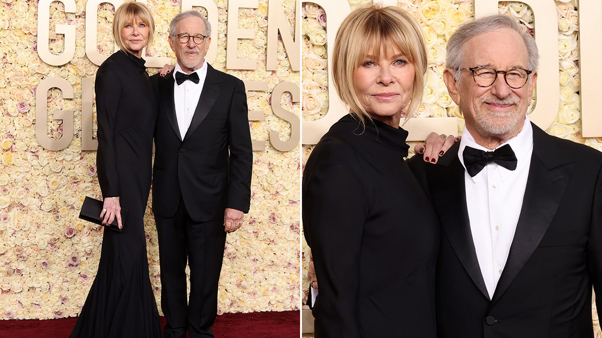 Steven Spielberg and wife