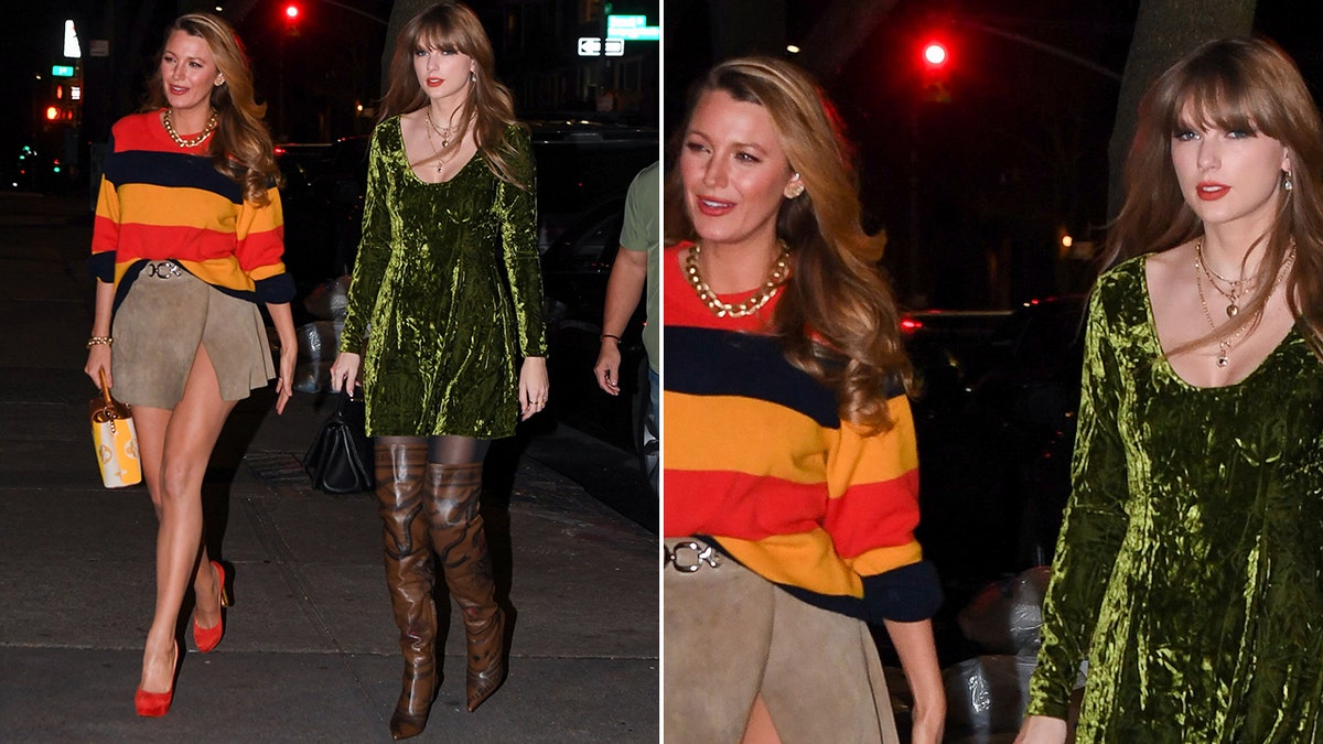 Taylor Swift and Blake Lively on a night out