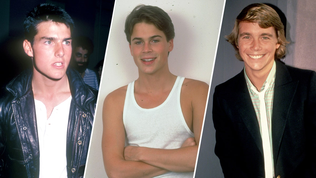 Tom Cruise, Rob Lowe, Christopher Atkins split