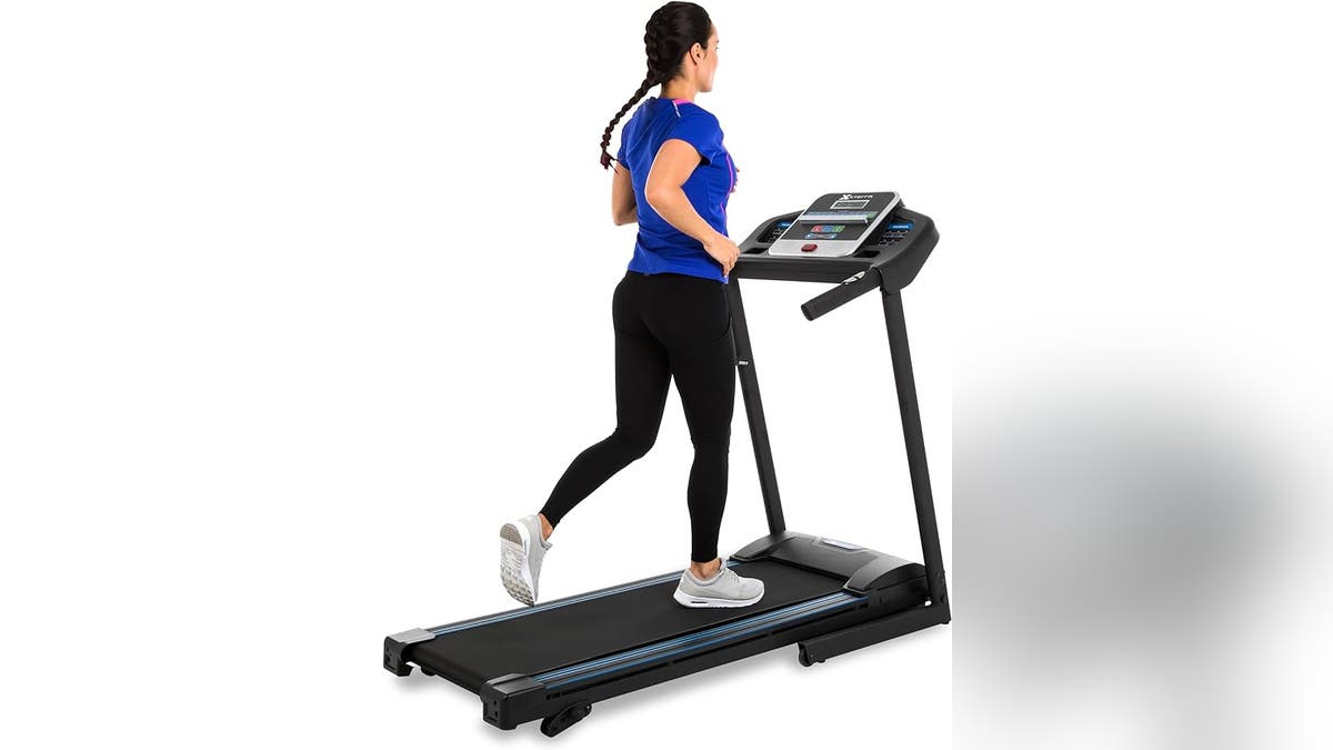 Try this easy to store treadmill.