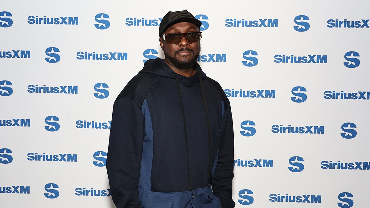 Will.i.am posing on the red carpet