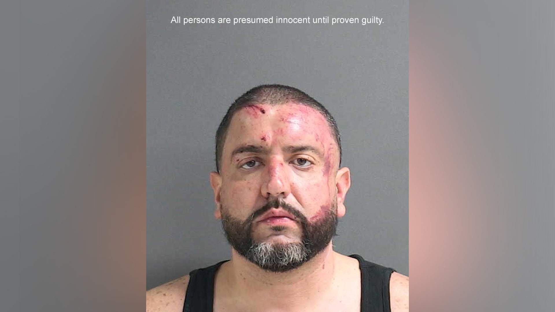 A mugshot of Louie Alvarado