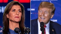 Nikki Haley and Donald Trump