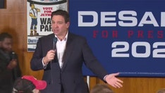 DeSantis shuts down 'numbnuts' climate protesters at Iowa event, security tackles to ground: 'I'm doing this'