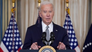 President Biden won the New Hampshire Democrat primary Tuesday night, claiming victory solely through write-in-ballots after failing to file in the state last year.