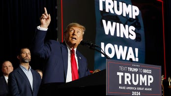 Trump gets visibly emotional during Iowa caucuses victory speech when recognizing Melania's late mother