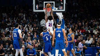 76ers' Joel Embiid draws inspiration from Timberwolves' Anthony Edwards with backboard dunk