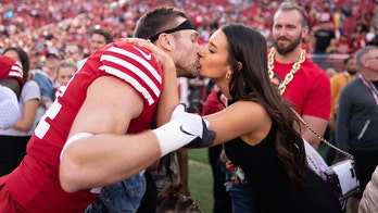 Kristin Juszczyk, wife of 49ers star fullback, goes viral for her fashion designs during playoff weekend