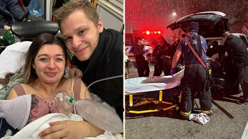 Wisconsin woman gives birth in McDonald's parking lot amid snowstorm, nicknames baby 'McFlurry'