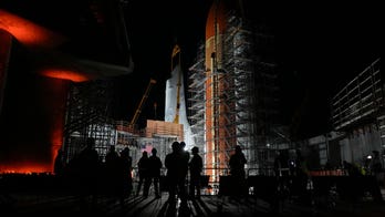 NASA space shuttle installed at site of future Los Angeles science museum