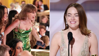 Emma Stone jokes about Taylor Swift's reaction to her Golden Globes win, 'what an a--hole'