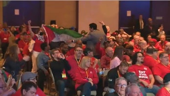 Biden interrupted by protesters for second time in two days as he receives UAW endorsement