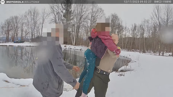 Vermont state trooper recalls heroic plunge into frozen pond to rescue drowning girl