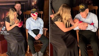 Oklahoma veteran, 101, cries tears of joy as he meets great-great-granddaughter in viral TikTok