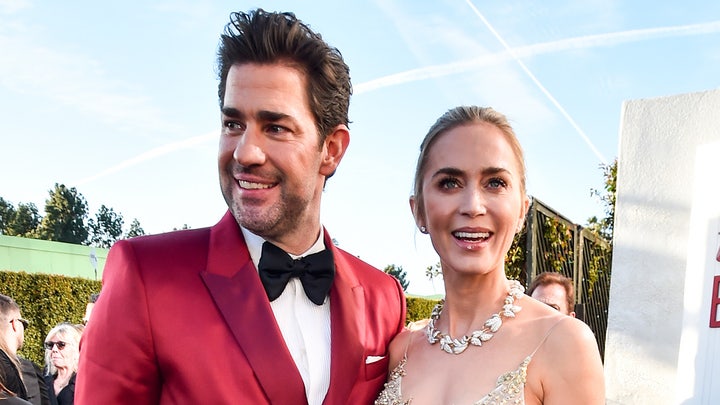 Emily Blunt brings husband John Krasinski to tears as she accepts SAG award