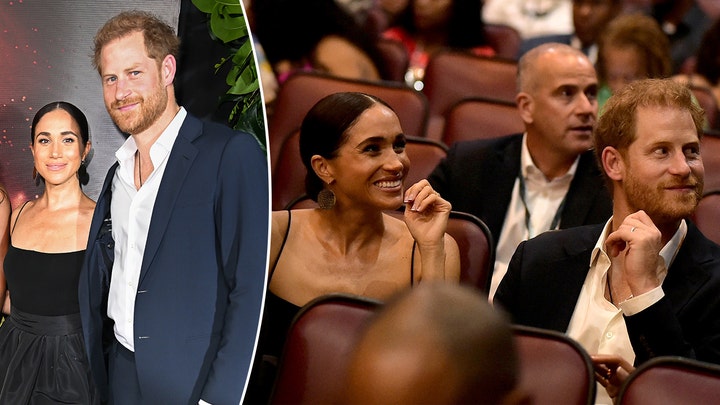 Prince Harry, Meghan Markle make rare public appearance at movie premiere