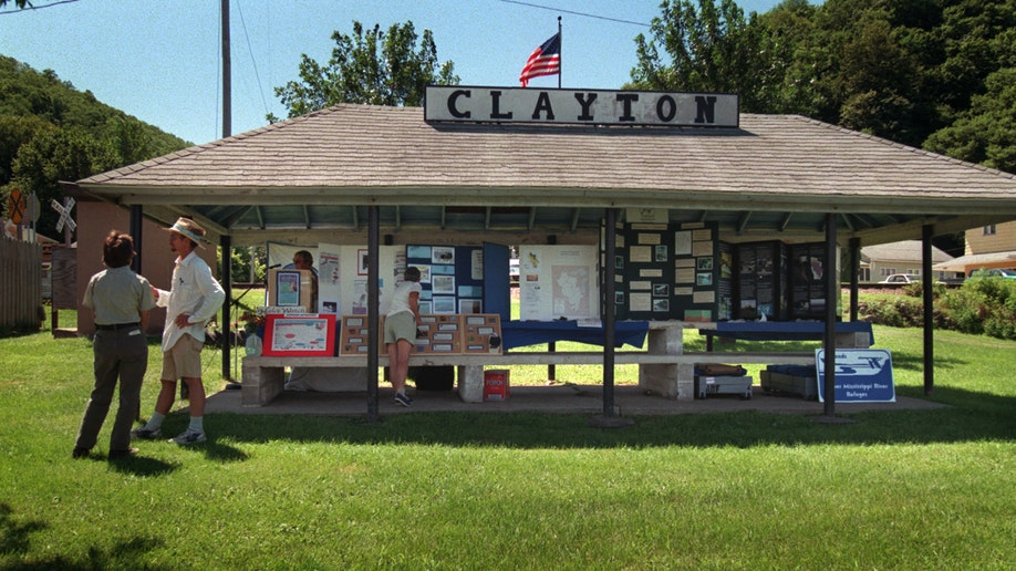 Clayton Iowa informational exhibits