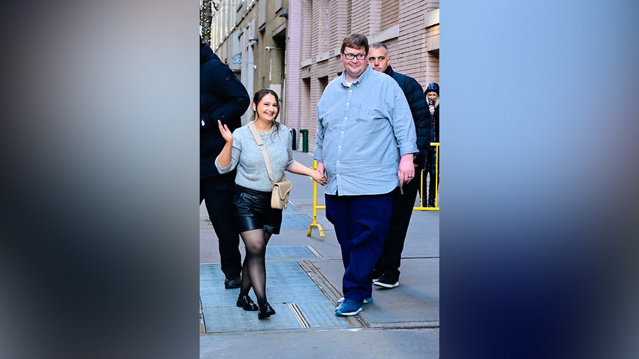 Gypsy Rose Blanchard and Ryan Scott Anderson are seen in midtown Manhattan