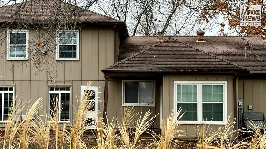 An exterior view of the porch of Jordan Willis’s home in Kansas City, Missouri