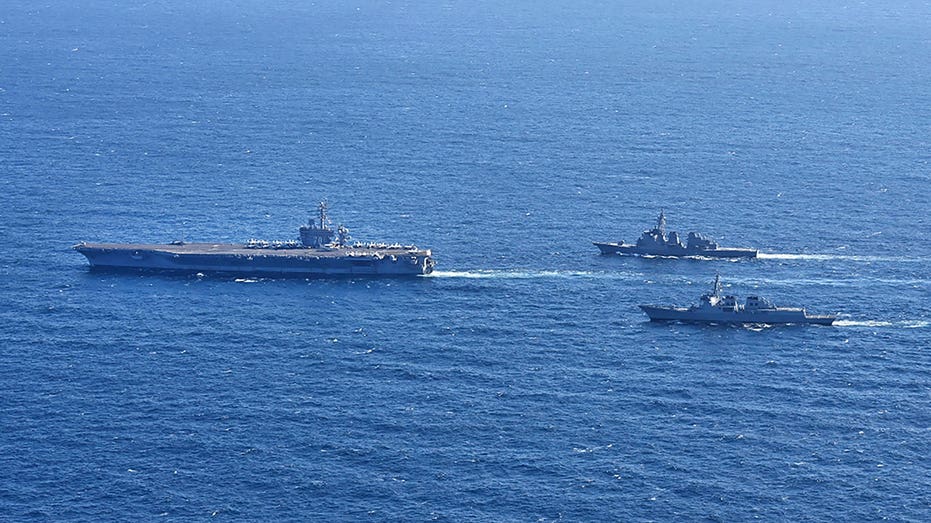 US, South Korea and Japan unite in massive naval drill in show of strength against North Korea