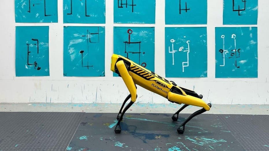 These robot dogs paint like Picasso and fetch up to $40K for their art