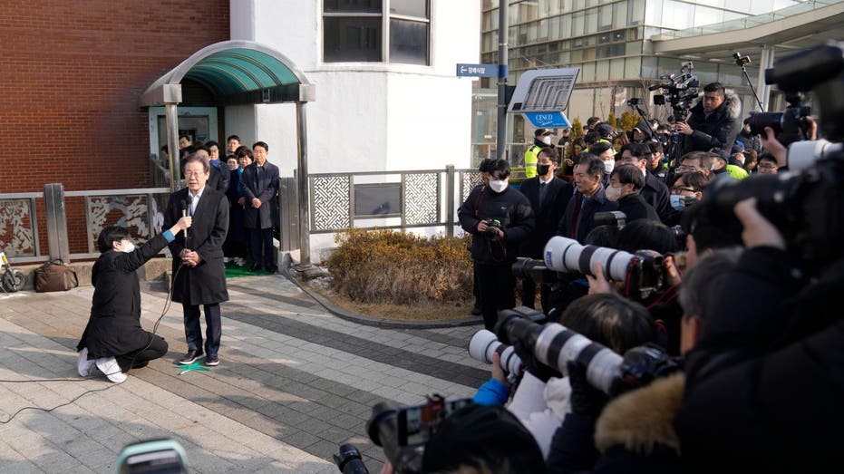 Suspect in South Korean politician's stabbing apologizes as victim leaves hospital in good health