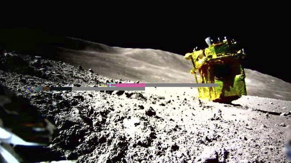 Japanese lunar spacecraft lands upside down on moon's surface