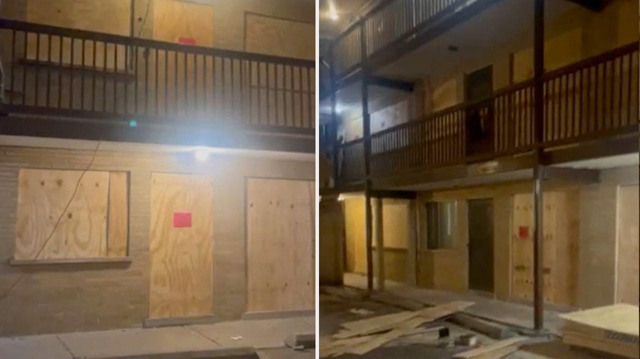 Illinois apartment tenants said they were trapped inside units after property was boarded up