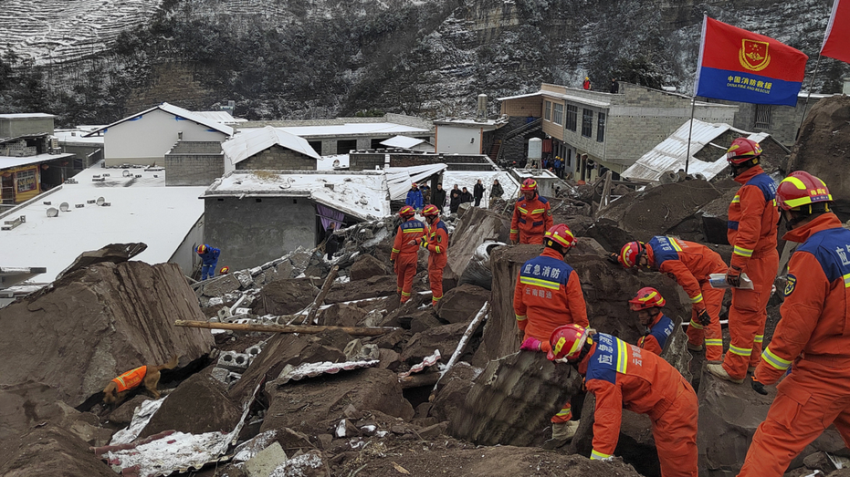 Landslide in China buries 47 people in more than a dozen homes