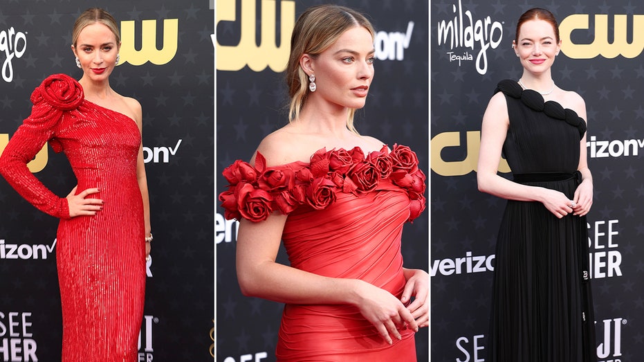 Emily Blunt, Margot Robbie and Emma Stone lead bold fashion looks at 2024 Critics Choice Awards