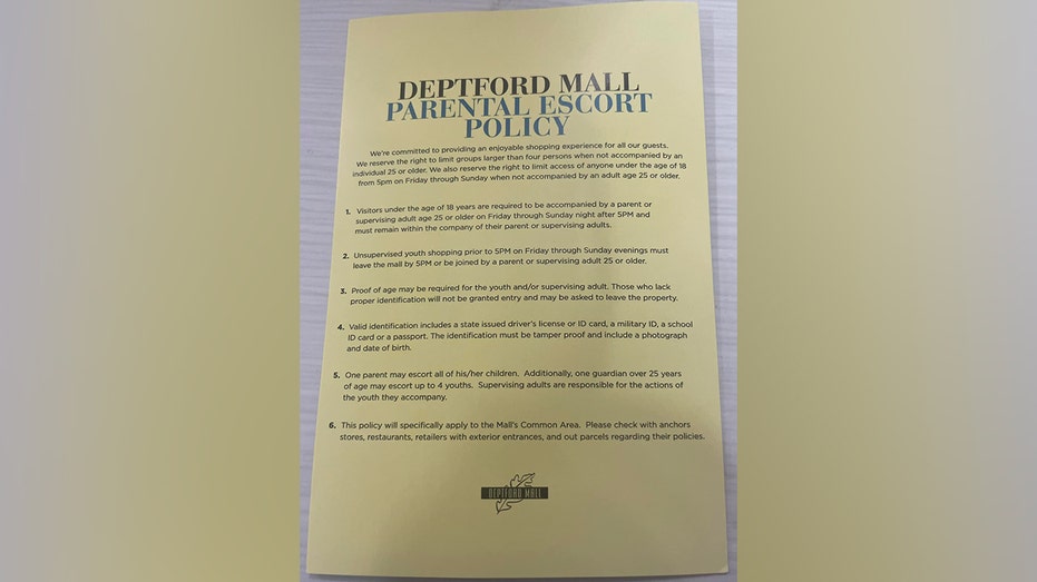 New Jersey mall ‘strictly’ enforcing parental chaperone rule for minors