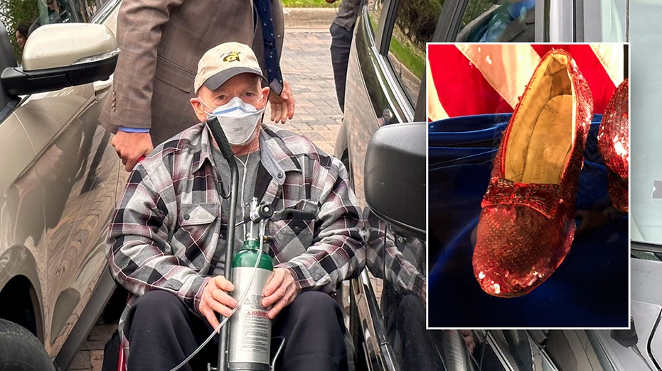 Dying 'Wizard of Oz' ruby slippers thief gets no jail time