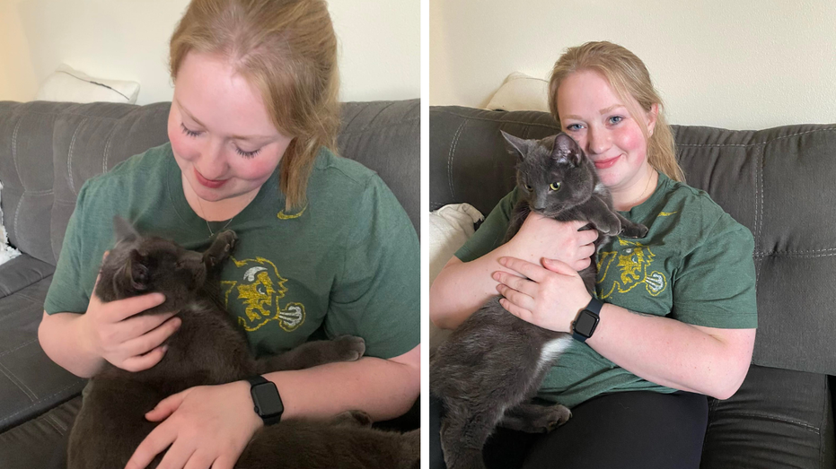 Pennsylvania family reunites with lost cat after multi-car crash in Minnesota