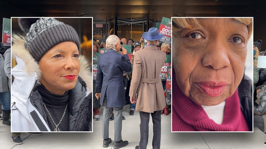 Sharpton adviser, activist voice support for ex-Harvard president at Ackman picket: ‘Talented Black woman'