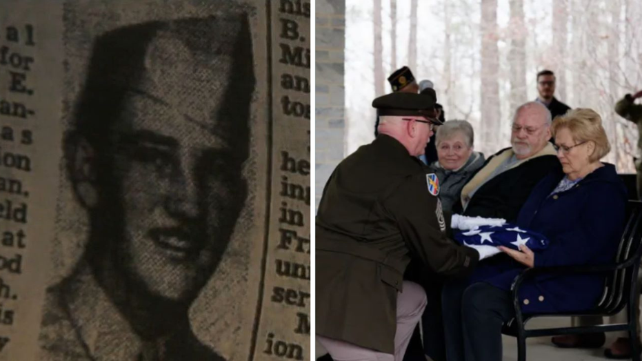 <div></noscript>World War II veteran buried in Georgia after remains were recently identified: 'He's home now'</div>