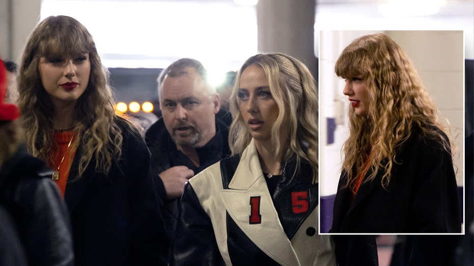 Taylor Swift supports boyfriend Travis Kelce at Chiefs NFL playoff game in Baltimore