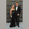 Kayla Radomski and Jason Segel attend the 75th Primetime Emmy Awards