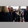 Taylor Swift and Brittany Mahomes arrive to the NFL AFC Championship football game between the Kansas City Chiefs and Baltimore Ravens