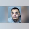 A mugshot of Quincey Begay