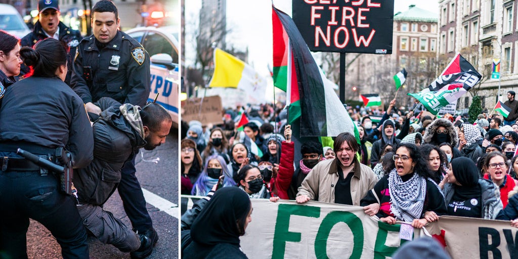 Anti-Israel protesters clash with NYPD officers in fiery scuffle that led to arrests: 'NYPD, burn in hell' - Vimarsana News