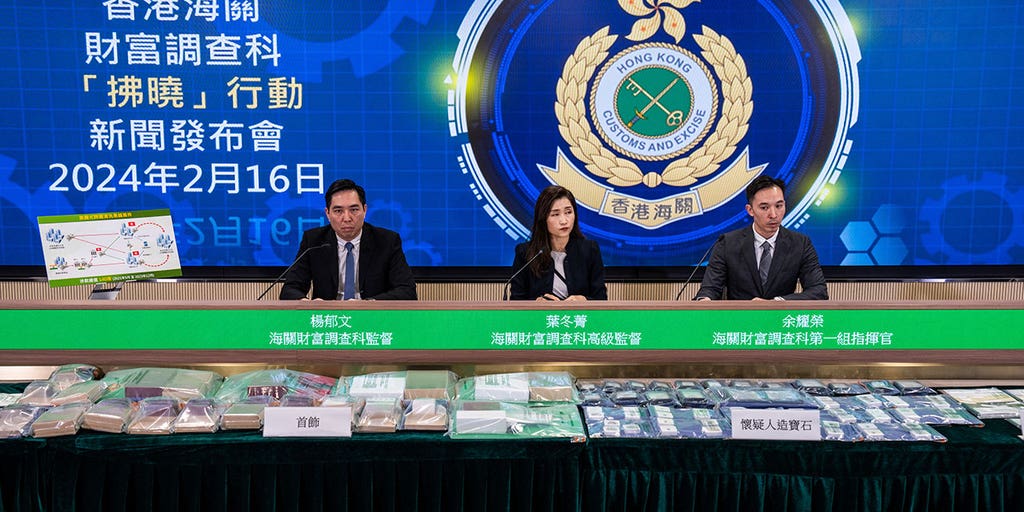 Hong Kong customs arrest 7 in $1.8 billion money laundering case - Vimarsana News