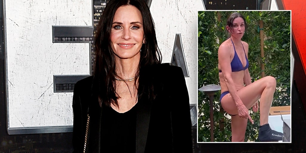 'Friends' star Courteney Cox caught 'cheating' during stripped-down cold plunge - Vimarsana News