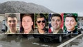 The five Marines who were killed in a CH-53E helicopter crash in Pine Valley, California, on Feb. 6, 2024, were identified. From left to right, Lance Cpl. Donovan Davis, 21, of Olathe, Kansas, Sgt. Alec Langen, 23, of Chandler, Arizona, Capt. Benjamin Moulton, 27, of Emmett, Idaho, Capt. Jack Casey, 26, of Dover, New Hampshire, and Capt. Miguel Nava, 28, of Traverse City, Michigan, are seen.