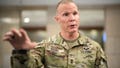Maj. Gen. Marcus Evans, Commanding General of the U.S. Army's 25th Infantry Division, gestures during an interview with The Associated Press on Thursday, Feb. 8, 2024, in Manila, Philippines. Combat-readiness exercises between the U.S. and Philippine military, which involve thousands of forces each year, would not be affected by America&rsquo;s focus on the wars in Ukraine and the Middle East, Evans said Thursday.
