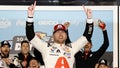 William Byron, driver of the #24 Axalta Chevrolet, celebrates in victory lane after winning the NASCAR Cup Series Daytona 500 at Daytona International Speedway on February 19, 2024 in Daytona Beach, Florida