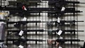 FILE PHOTO: AR-15 style rifles are displayed for sale at a gun store. (REUTERS/Bing Guan)