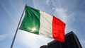 The Italian flag is seen in Rio de Janeiro, Brazil, on November 25, 2016.