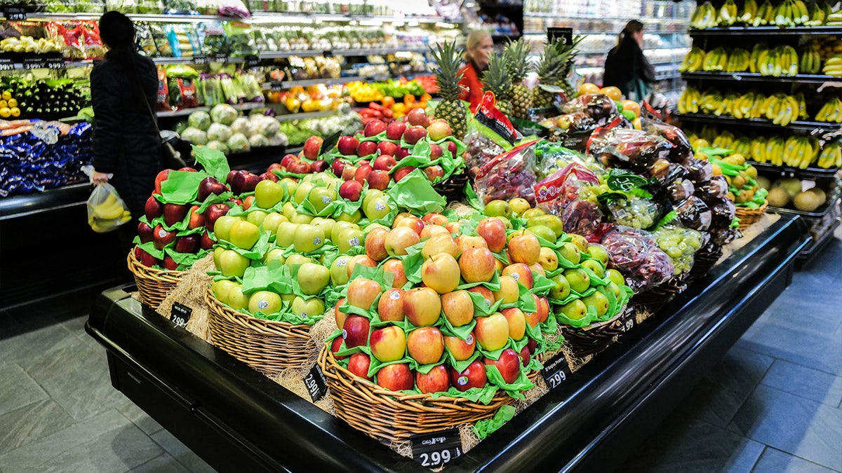 Fruit at a grocery store