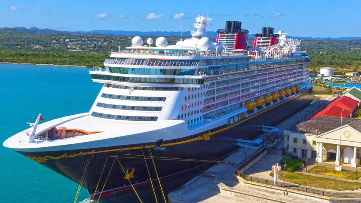A Disney cruise ship