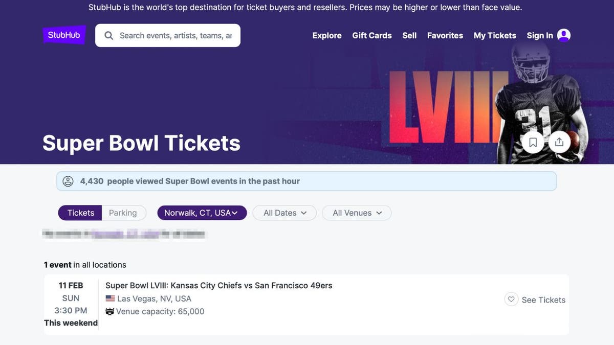 TICKET on stubhub